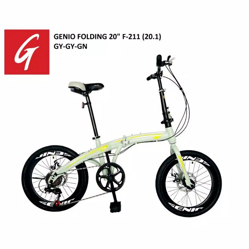 Sepeda lipat Genio 20inch F-211