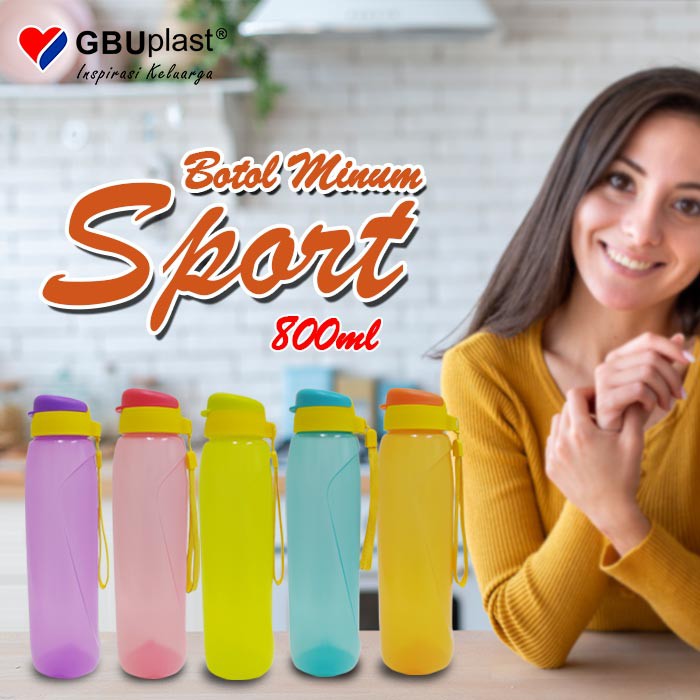 GBU PLAST Botol Air Minum Sport ukuran 800ml