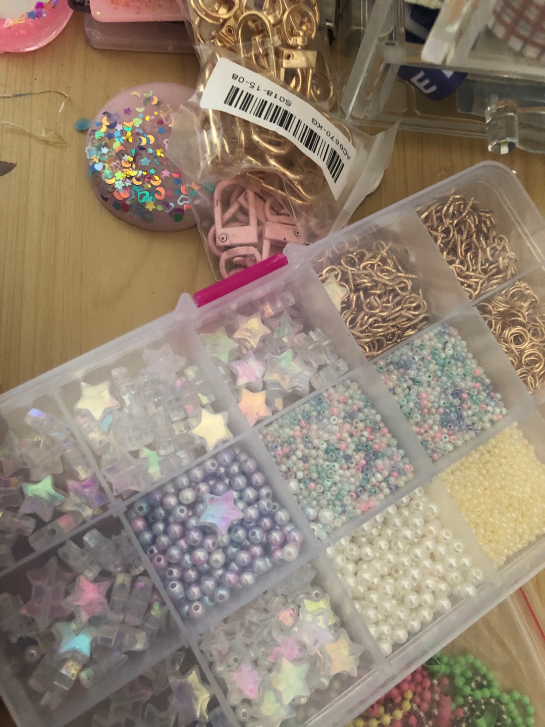 High Quality Grids Adjustable Plastic Jewelry Beads Storage Box Case Container Organize For Craft Jewelry Display Boxs Supplies