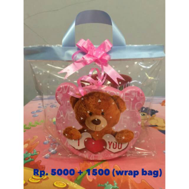 Souvenir Ultah Anak Tempat Makan Free Wrap Bag