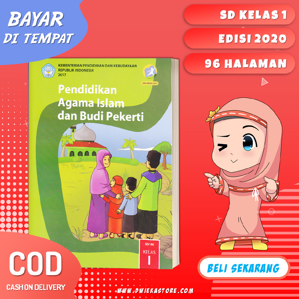 Buku PAI Kelas 1 "Pendidikan Agama Islam dan Budi Pekerti" Kurikulum