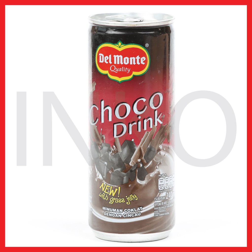 

DEL MONTE CHOCO DRINK WITH GRASS JELLY CAN 240ML