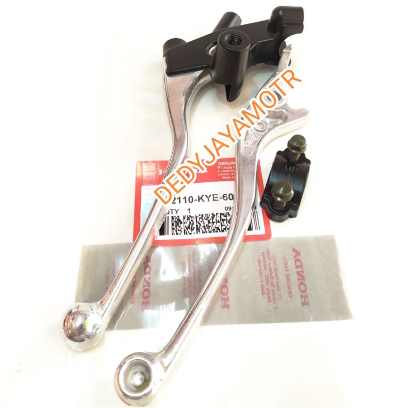 handel 1 set Tiger silver + dudukan handel kopling Tiger  +handel set kiri kanan dudukan spion kiri Megapro Tiger Revo Tiger lama Verza handel kopling handle rem rumah handel kopling Tiger..