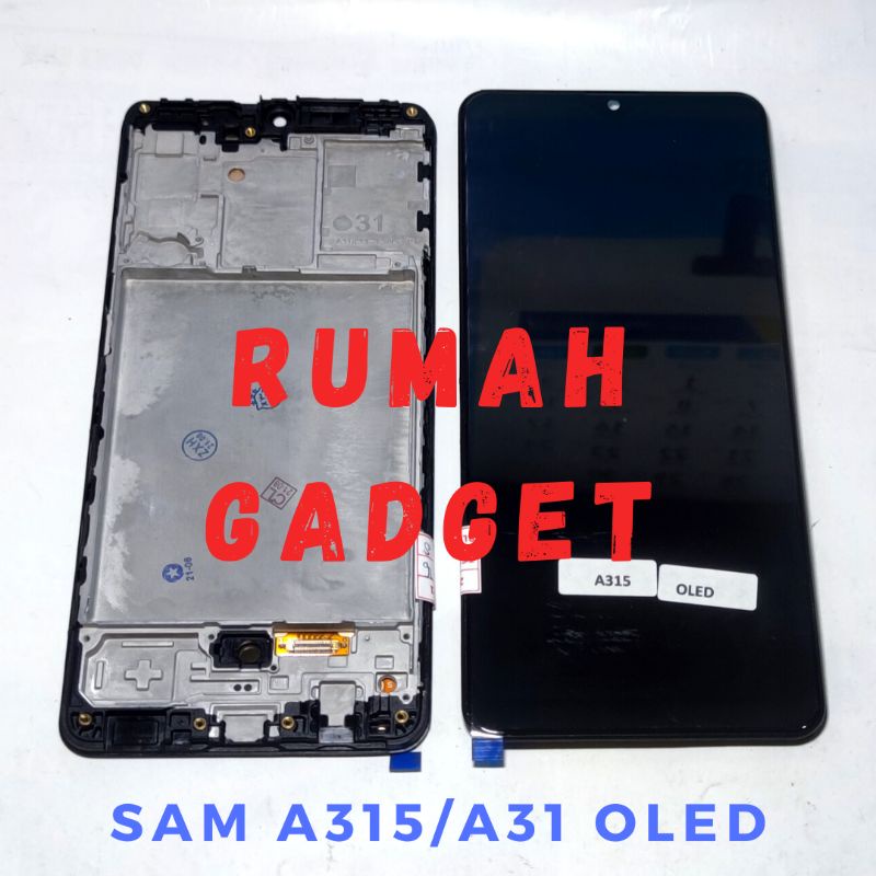 LCD SAMSUNG A31/A315 FULL FRAME OLED FINGERPRINT OKE