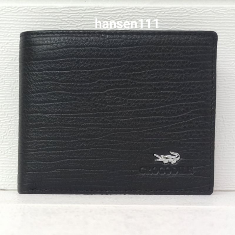 DOMPET PRIA MODEL TIDUR KULIT ASLI CROCODILE