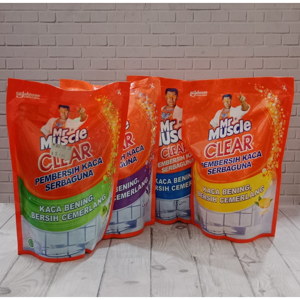 PEMBERSIH KACA SERBAGUNA MR MUSCLE CLEAR 400 ML - MR MUSCLE