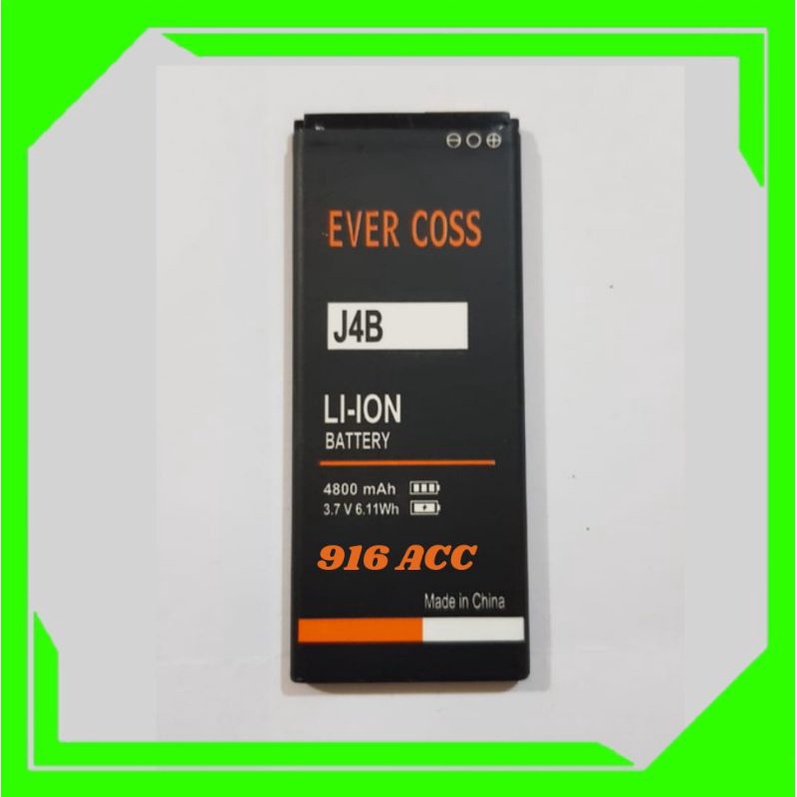 Baterai Evercoss J4B Double Power batre evercoss j4b double power