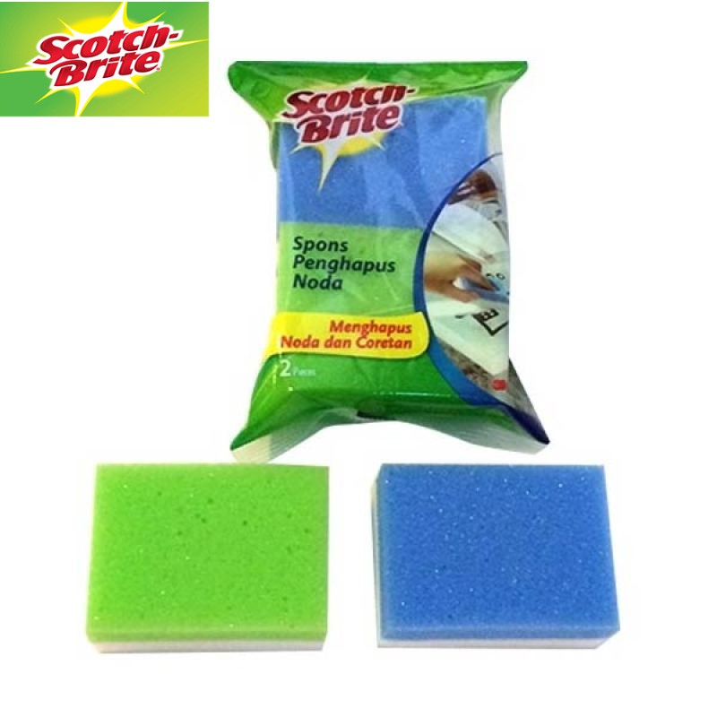 

scotch brite spons penghapus noda || penghilang noda crayon, spidol