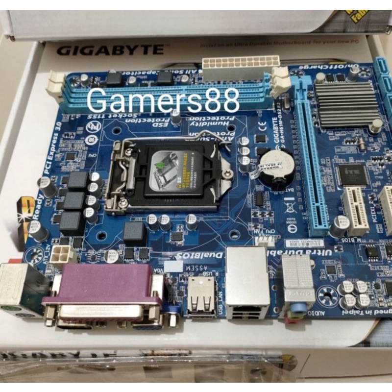 Motherboard Gigabyte H61M-Ds2 Mainboard Mobo LGA 1155