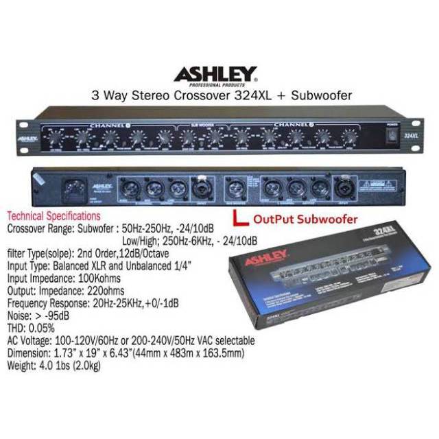 CROSSOVER ASHLEY 324XL PRODUCK 4WAY ORIGINAL