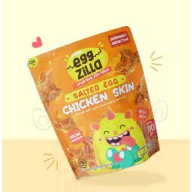 

Eggzilla Salted Egg Chicken Skin