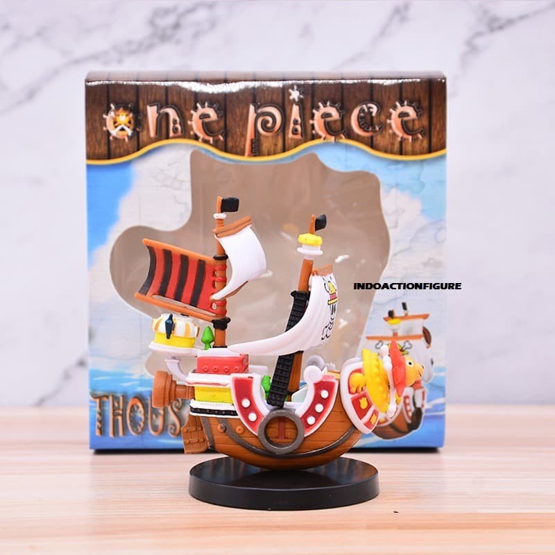 ≛➛ Action figure One Piece Kapal Luffy thousand sunny go mini 10cm pvc ★★ IWV