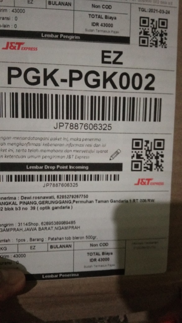 Cetakan Kue Lidah Kucing