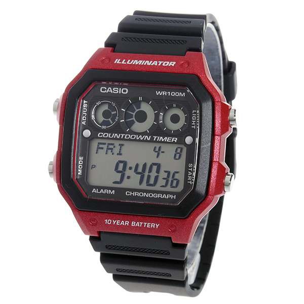 ARLOJI JAM TANGAN DIGITAL - CASIO SPORT SPORTY SPORTS ILLUMINATOR ORIGINAL ORI AE-1300WH-4AVDF