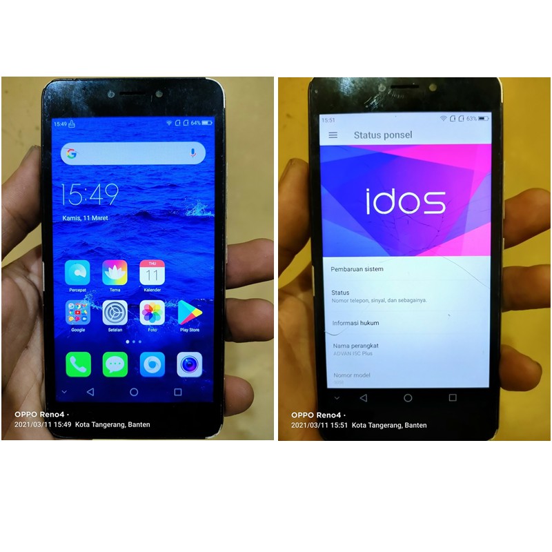 Advan i5c Plus 4G LTE RAM 2GB ROM 16GB