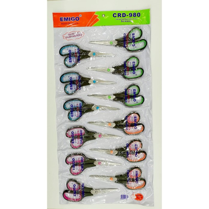 

GUNTING EMIGO CRD-980 WARNA 8" PER LEMBAR ISI 12 PCS Dijual per lembar isi 12 pcs. Warna random.