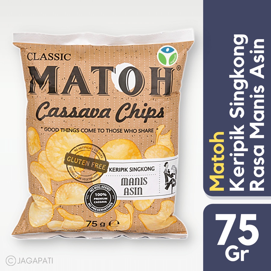 

Matoh - Manis Asin - Keripik Singkong Manis Asin No MSG & Gluten 75gr