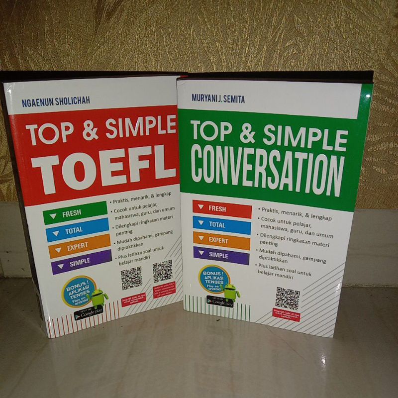 

Buku CONVERSATION Dan TOEFL