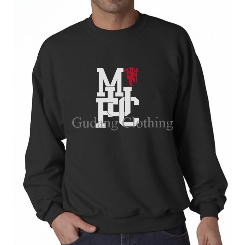 Sweater Crewneck Premier League Manchester United Sweater Oblong Premier League Manchester United Sw