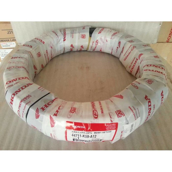 BAN DEPAN TUBLES VARIO / BEAT 44711-K59-A12 ORIGINAL HONDA