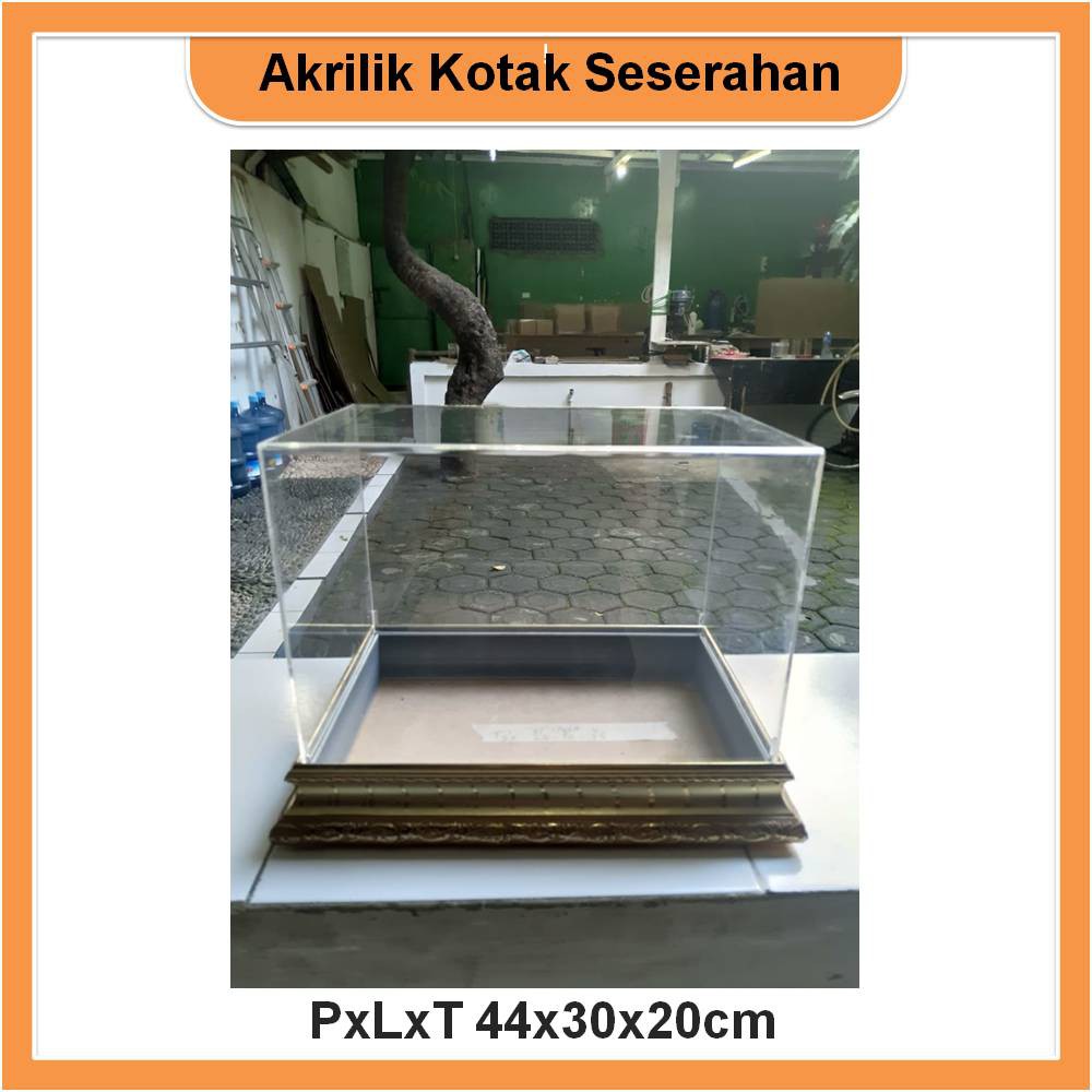 

Kotak Seserahan Murah Akrilik PxLxT 44x30x20cm