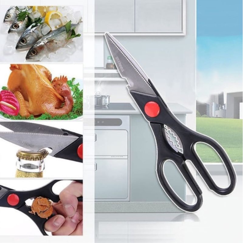 Gunting Dapur Multifungsi / Serbaguna / Kitchen Scissor Multifunction