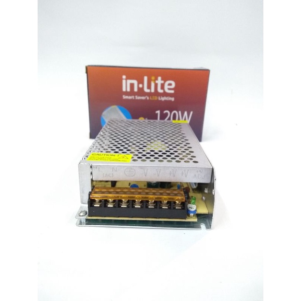 Power Supply Driver LED/Travo Adaptor 10A 120w Inlite INDR001