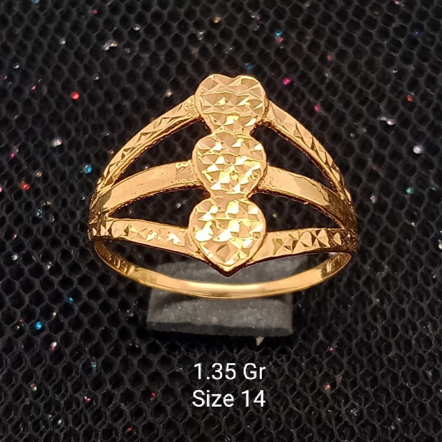 New Cincin Emas 17 K - 1.35 gr Kadar 750 - CMS100000054