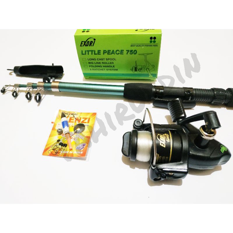 Set Pancing Exori Little Peace 750 8BB Power Handle. Siap Pakai