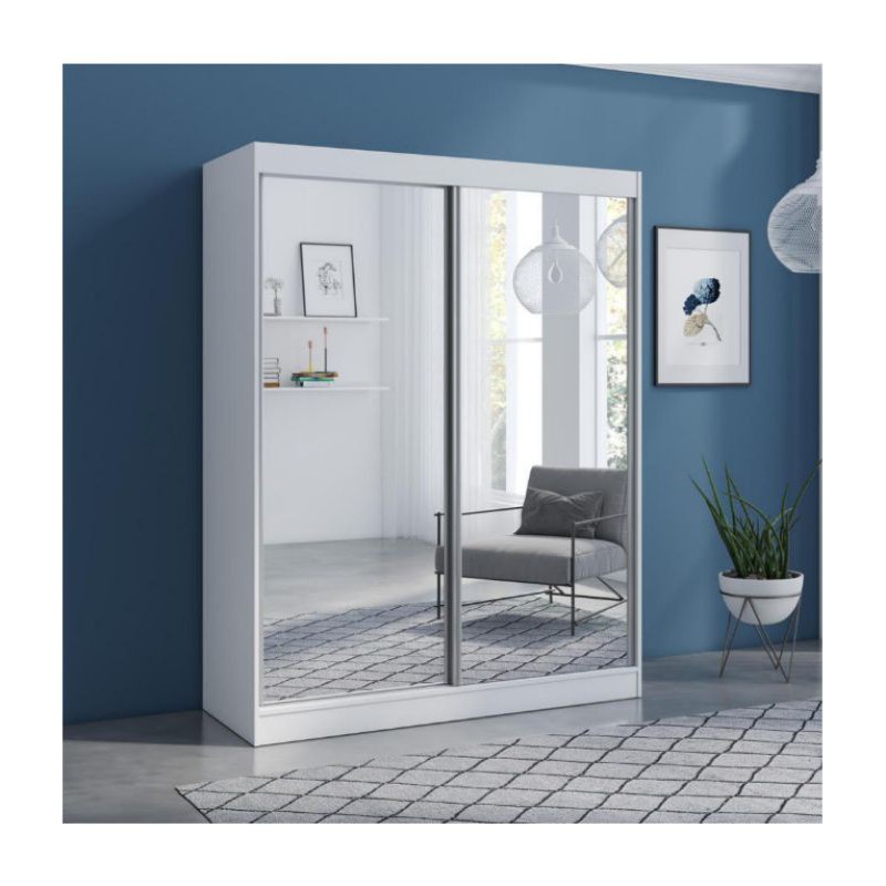 Lemari Almari Baju Kaca Sliding TERBAIK