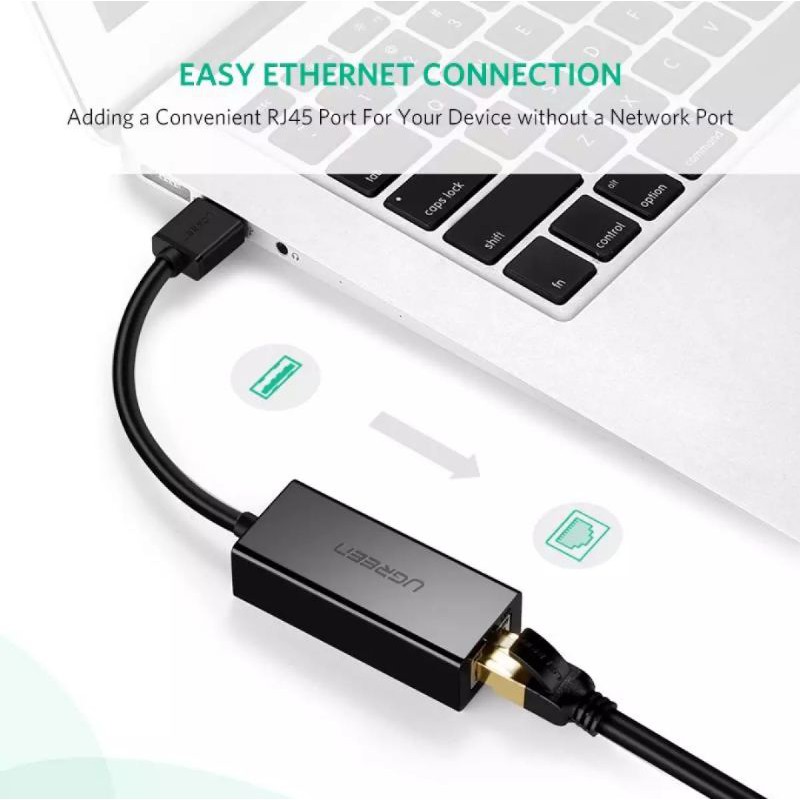 Ugreen Usb 3.0 to Lan Gigabit Ethernet Adapter 10/100/1000mbps - Ugreen USB Lan Card RJ45 1000Mbps