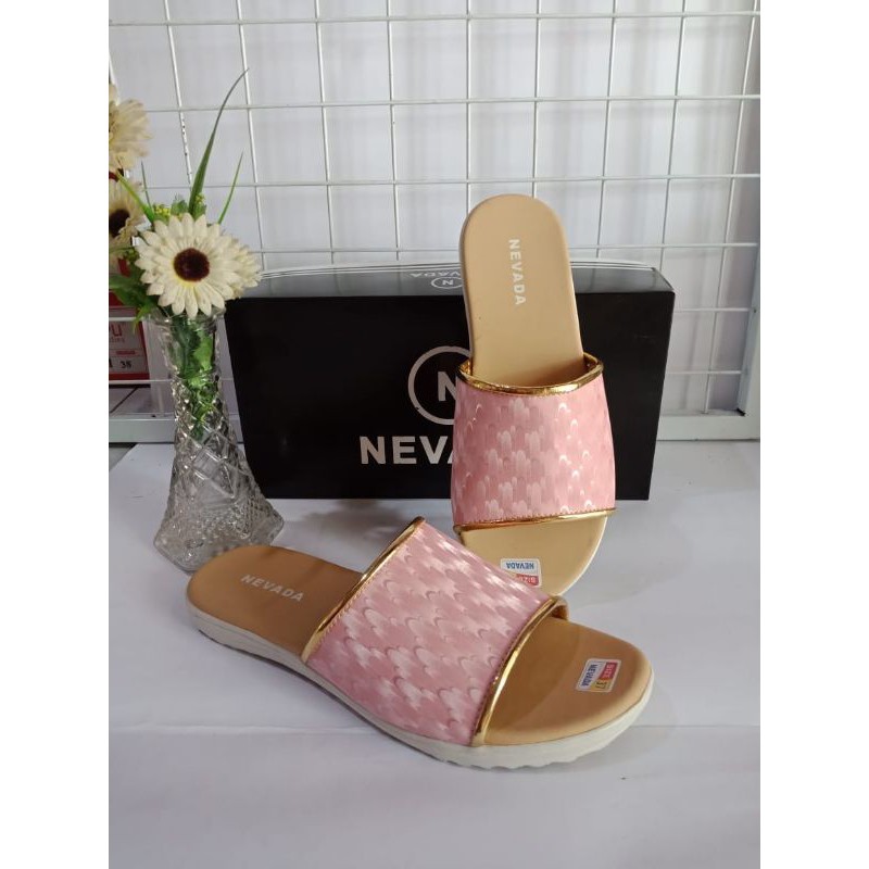 SANDAL NEVADA SLOP WANITA/SANDAL SLIDE/SANDAL MURAH