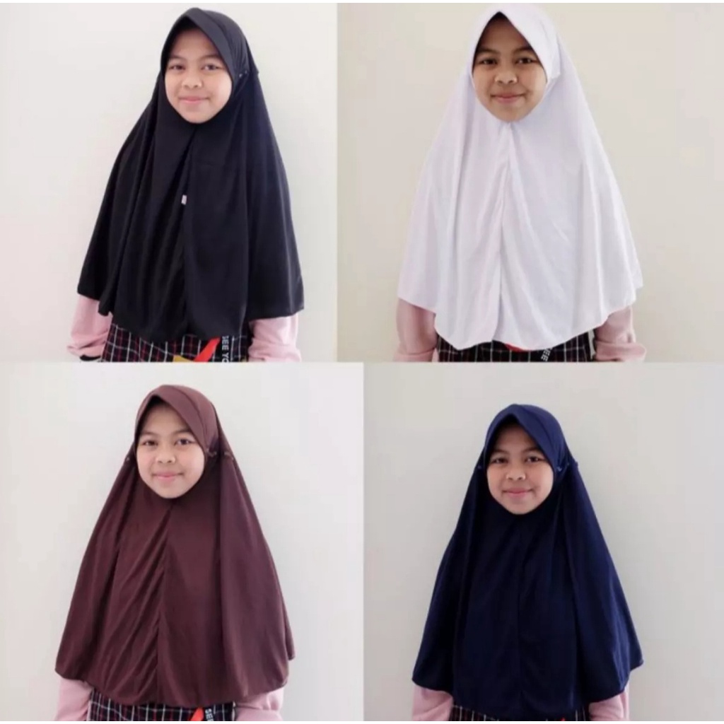 HAYFA - KERUDUNG SEKOLAH INSTANT / JILBAB SEKOLAH SERUT SAMPING SD SMP SMA BUKAN ORI RABBANI HIJAB SKOLAH ANAK INSTAN SERUT PITA BAWAH SIZE M L XL HARGA PROMO GROSIR TERMURAH TERLARIS BAHAN KAOS BISA COD WARNA PUTIH POLOS SERAGAM DEWASA SMU SMK