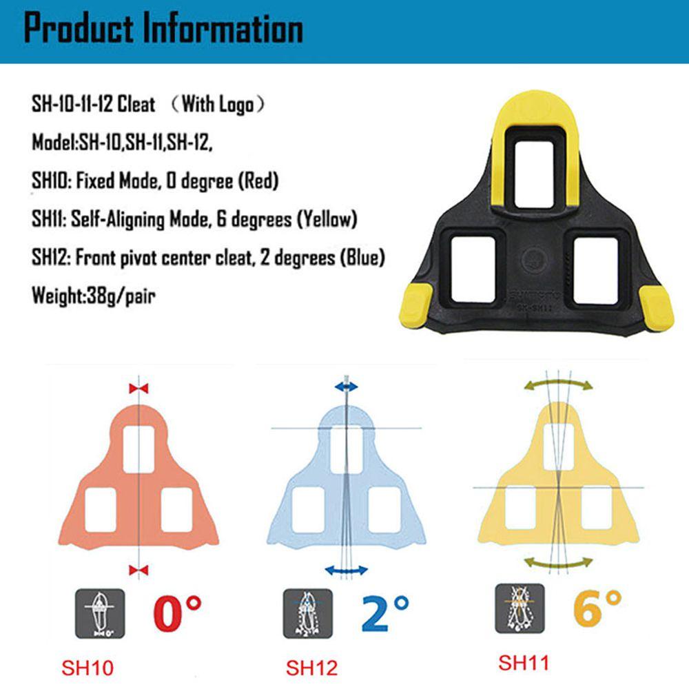 Lanfy Sepatu Bersepeda Cleat Sepeda Jalan Aksesoris Ultralight Self Lock Cycling Cleats Self-Locking Aksesoris Sepeda Cleat Pedal SH10 SH11 SH12 Cleat Pedal Sepeda