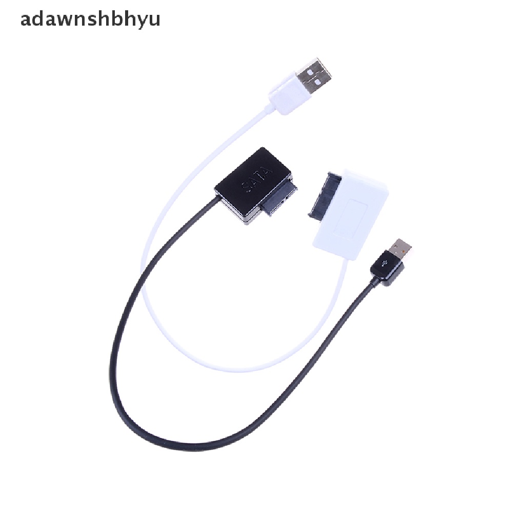 Adawnshbhyu USB to 13Pin Slim SATA/IDE Converter CD DVD Rom Adapter Kabel Drive Optik