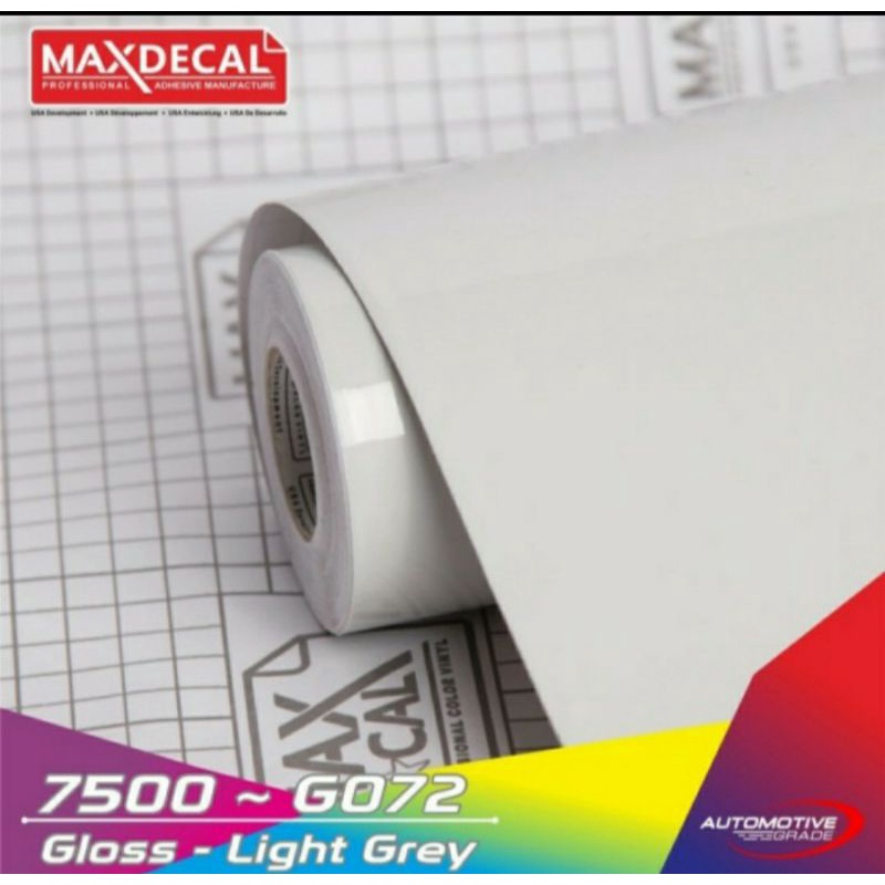 Sticker Stiker Skotlet Maxdecal Max Decal Light Grey 7500 G072