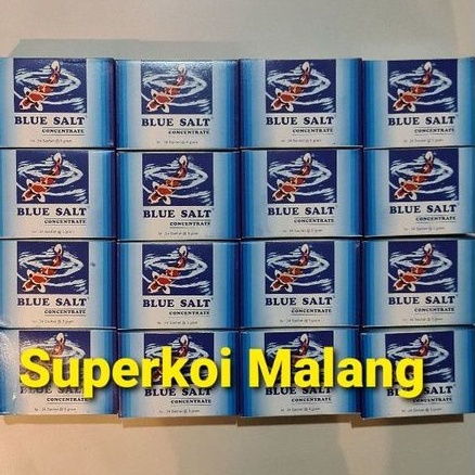 Blue Salt Concentrate 24pcs Obat Vitamin Koi Garam Bluesalt Ikan 1Box