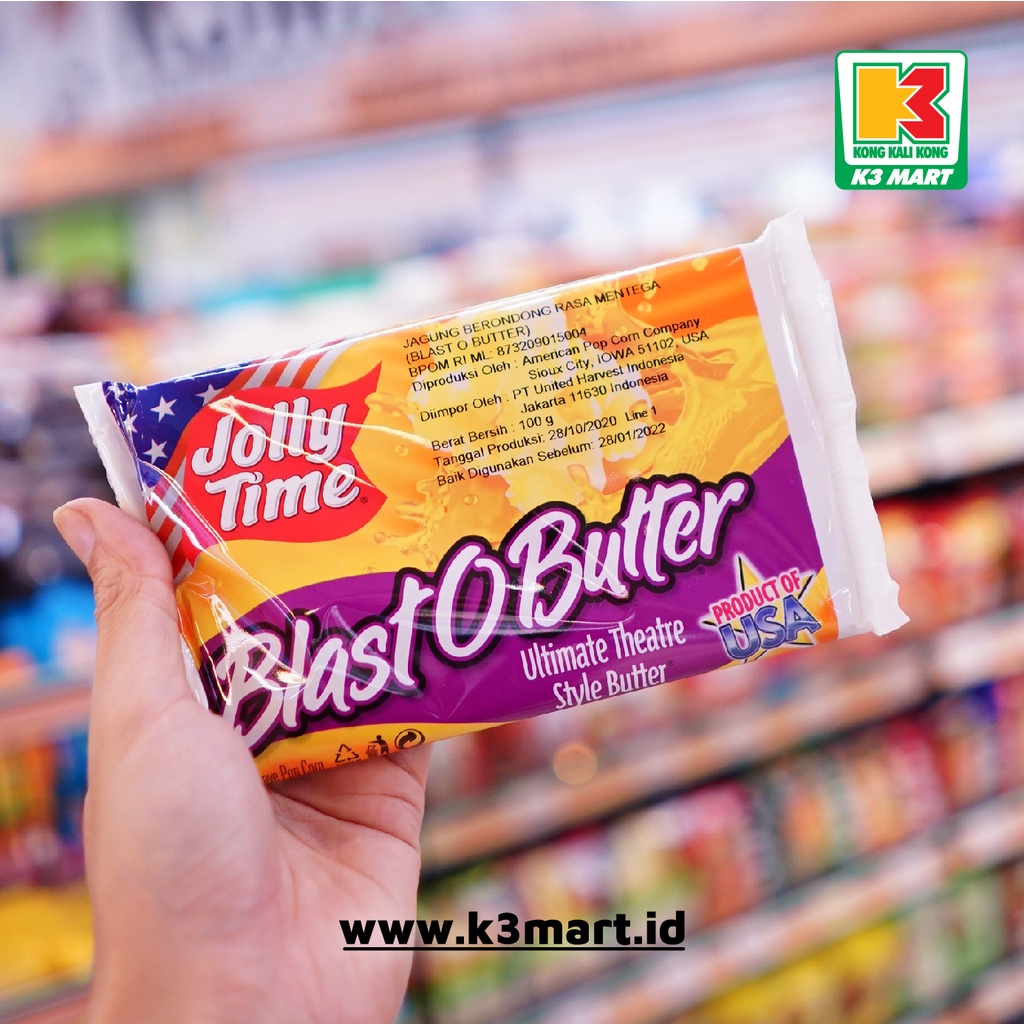 

Jolly Time Blast O Butter 100gr