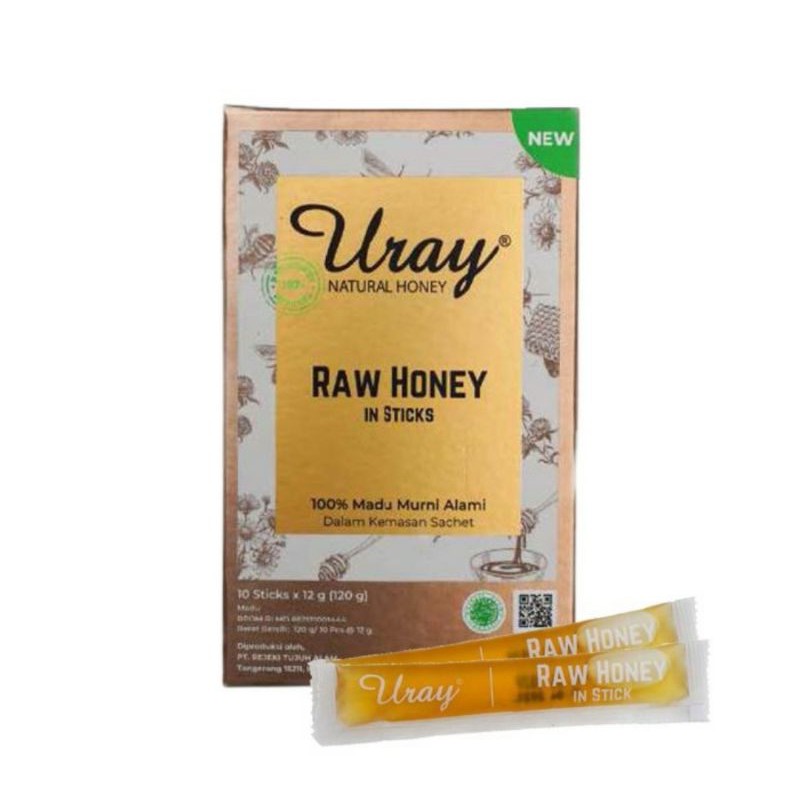 

MADU URAY SACHET 1 BOX - RAW HONEY IN STICK 120GR