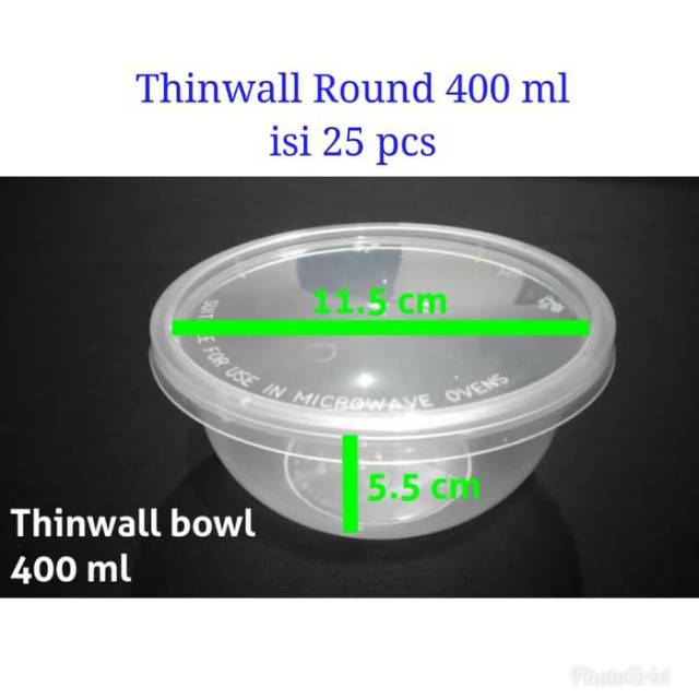 THINWALL BULET 400ML