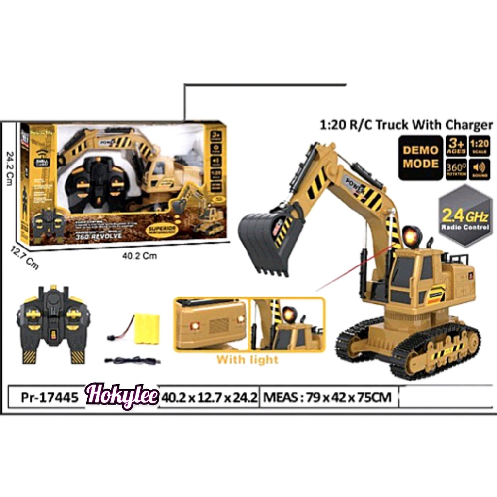 MAINAN R/C EXCAVATOR BEKO TRUCK PR-17445