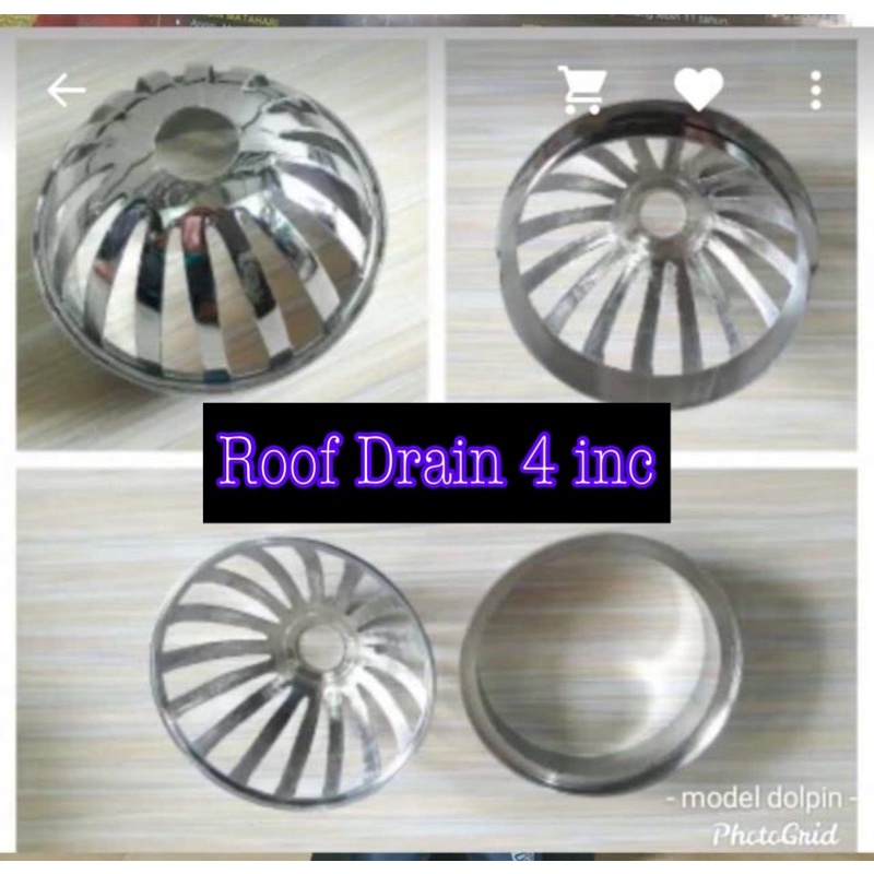 ROOF DRAIN SARINGAN JAMUR roof drain 4 inc/ saringan Roof drain ukuran 4 inchi/ saringan dak talang jamur