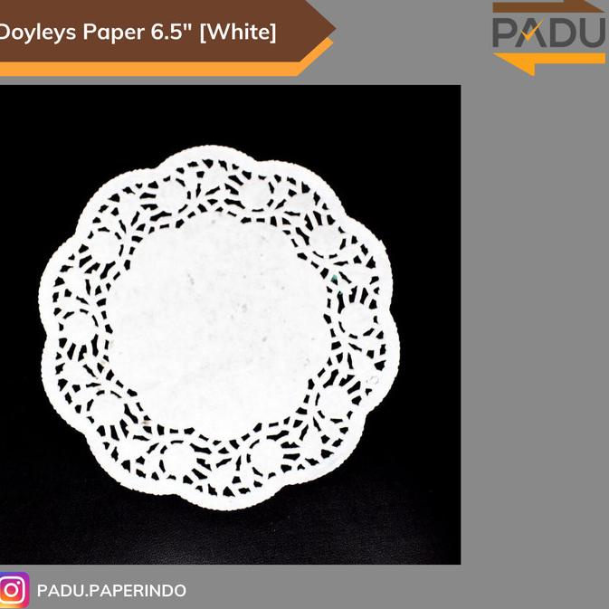 

Model terkini Kertas Doyleys 6.5" (Putih) - 250pcs Alas Motif Renda / Kertas Renda 73