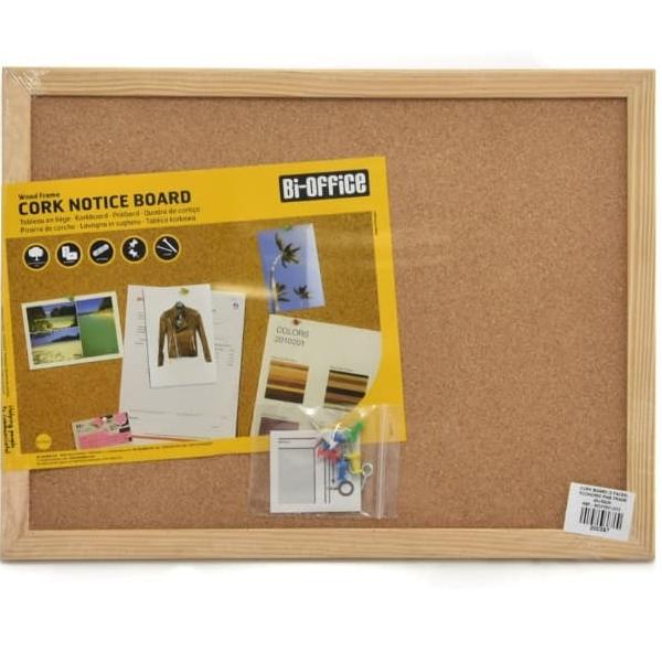 

Bi-Silque Cork Board Papan Buletin 40x30 Cm