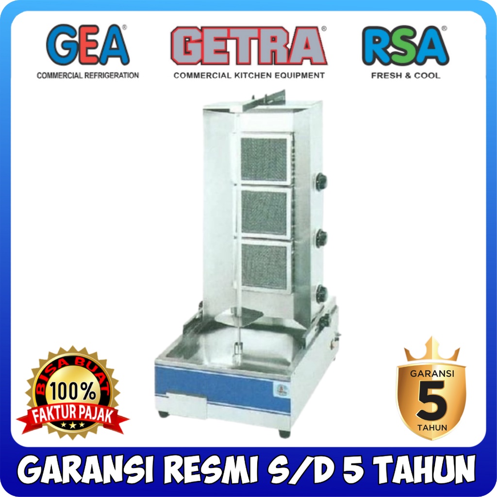 PANGGANG DAGING KEBAB / MESIN PEMANGGANG KEBAB GETRA HGV-791 / HGV 791 ALAT