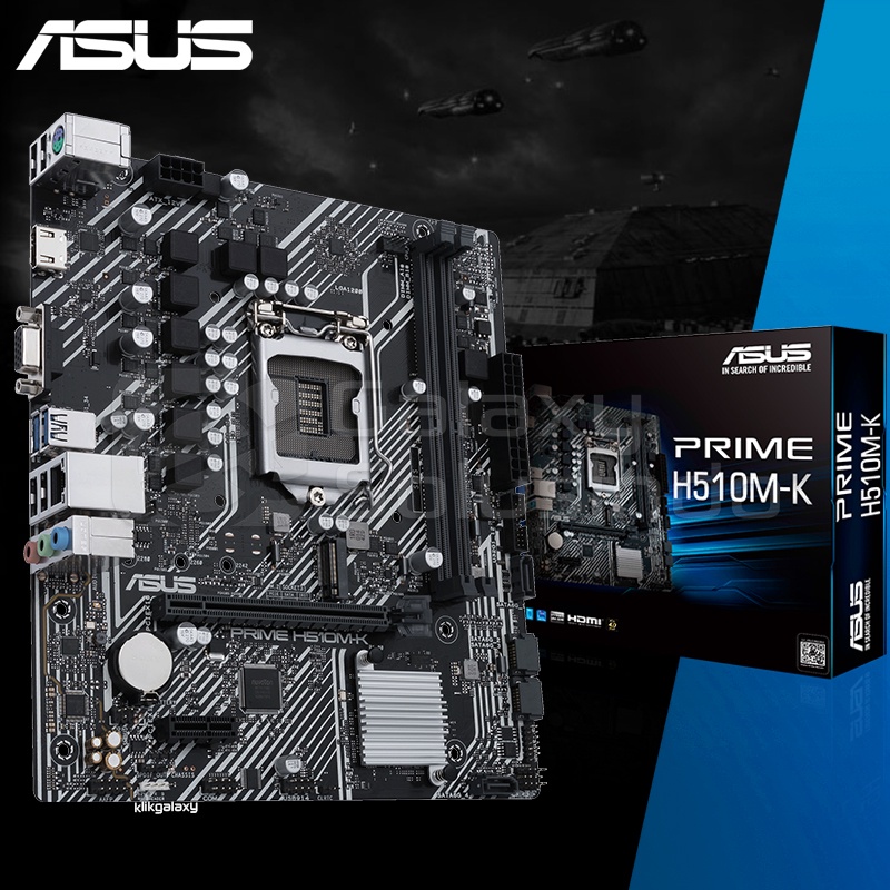 ASUS PRIME H510M-K (Intel LGA1200, H510, DDR4) Rocket Lake