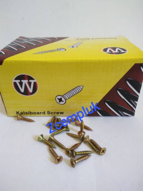 Xaviertaran Sekrup Kalsiboard 6X3/4" 1000 Pcs Skrup Kalsiboard Grc