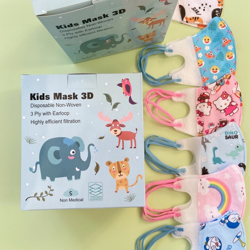 Masker Duckbill BABY BALITA Motif Terbaik 10pcs