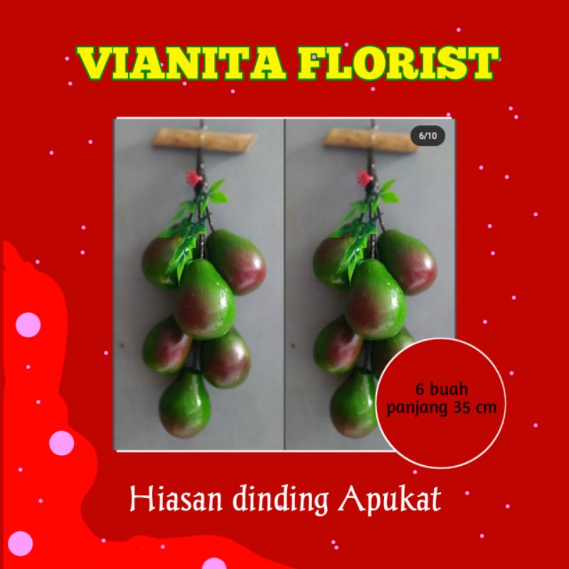 Hiasan dinding apukat || buah apukat Artificial
