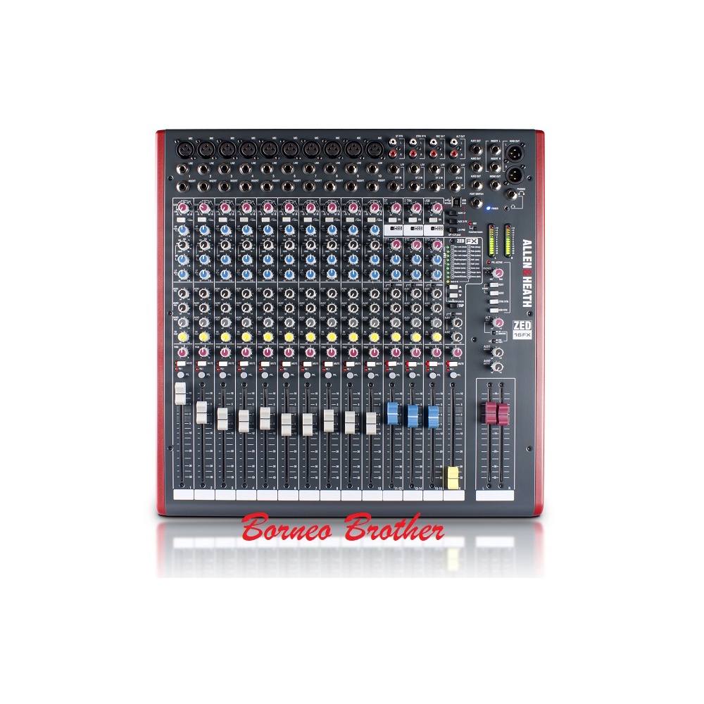 Mixer Allen&Heath ZED 16 FX  ZED-16FX Original  Allen Heath 16 Channel